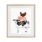 Stupell Industries Farm Animal Stack Whimsy Framed Print Under Glass, design by Kim Allen